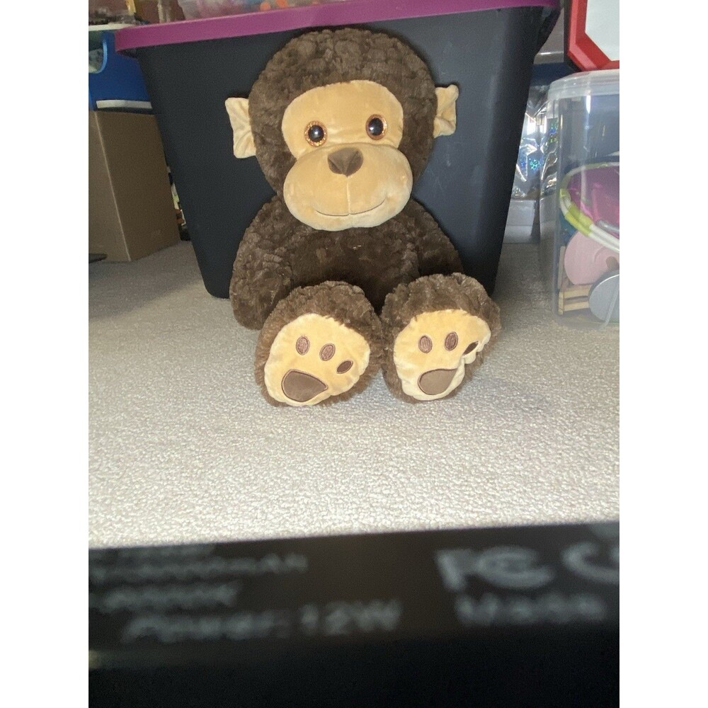Kellytoy Brown Monkey Plush 19" Stuffed Animal Tan Face Large Soft Toy 2019